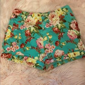 Brandy Melville Floral Shorts